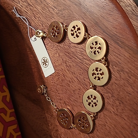 Tory Burch Gold and White Bracelet - Picture 3 of 4